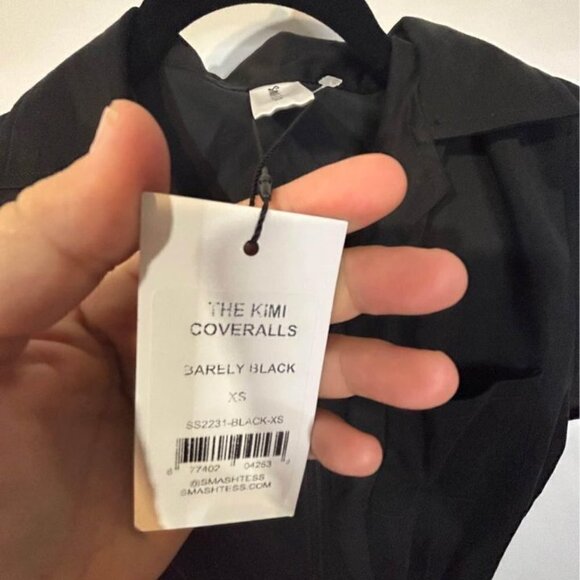 SMASH & TESS (the KIMI overalls) new with tags size x-small. Black. Super soft! - Picture 5 of 12